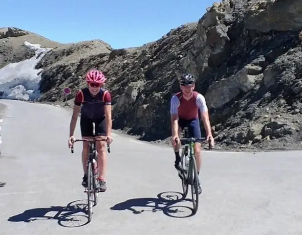 SportActive's Geneva to Nice Cycle - French Alps: arriving at the top of col de la Bonette